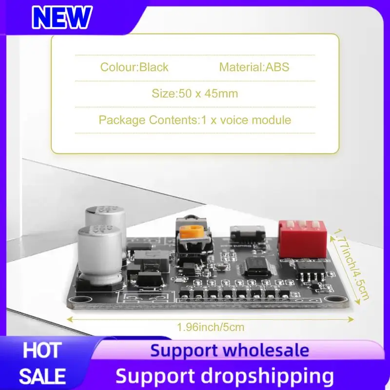 Suitable 12V/24V Voice Playback Module Serial Port Control Playback 10W/20W Voice Module HV8F