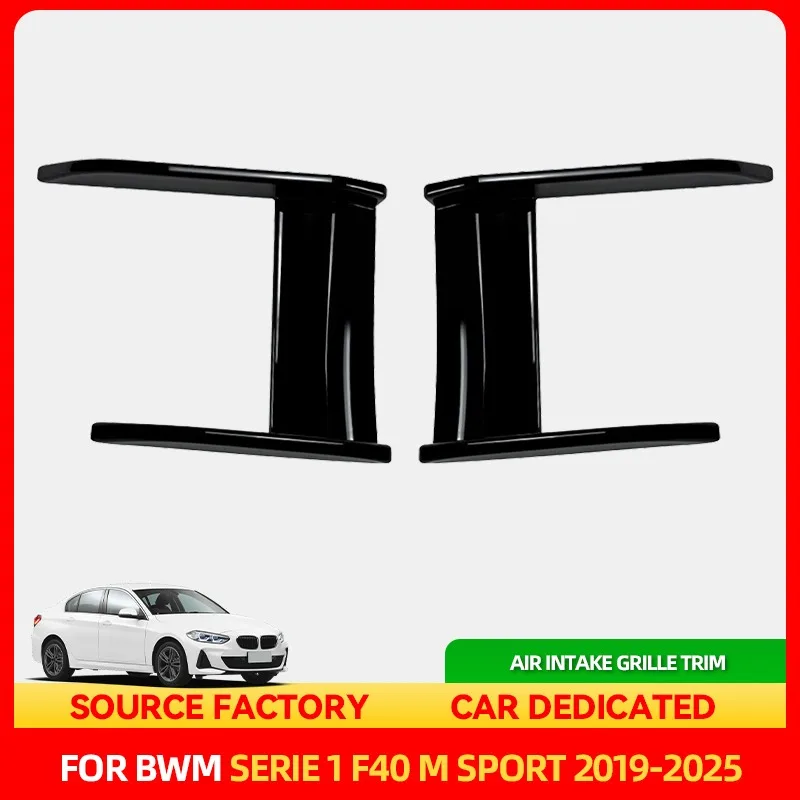 

Стайлинговые молдинги для BMW 1 серии F40 M Sport 118i 120i 2019-2025, передний бампер, спойлер, сплиттер, вентиляционное отверстие, противотуманная фара, решетка Tr