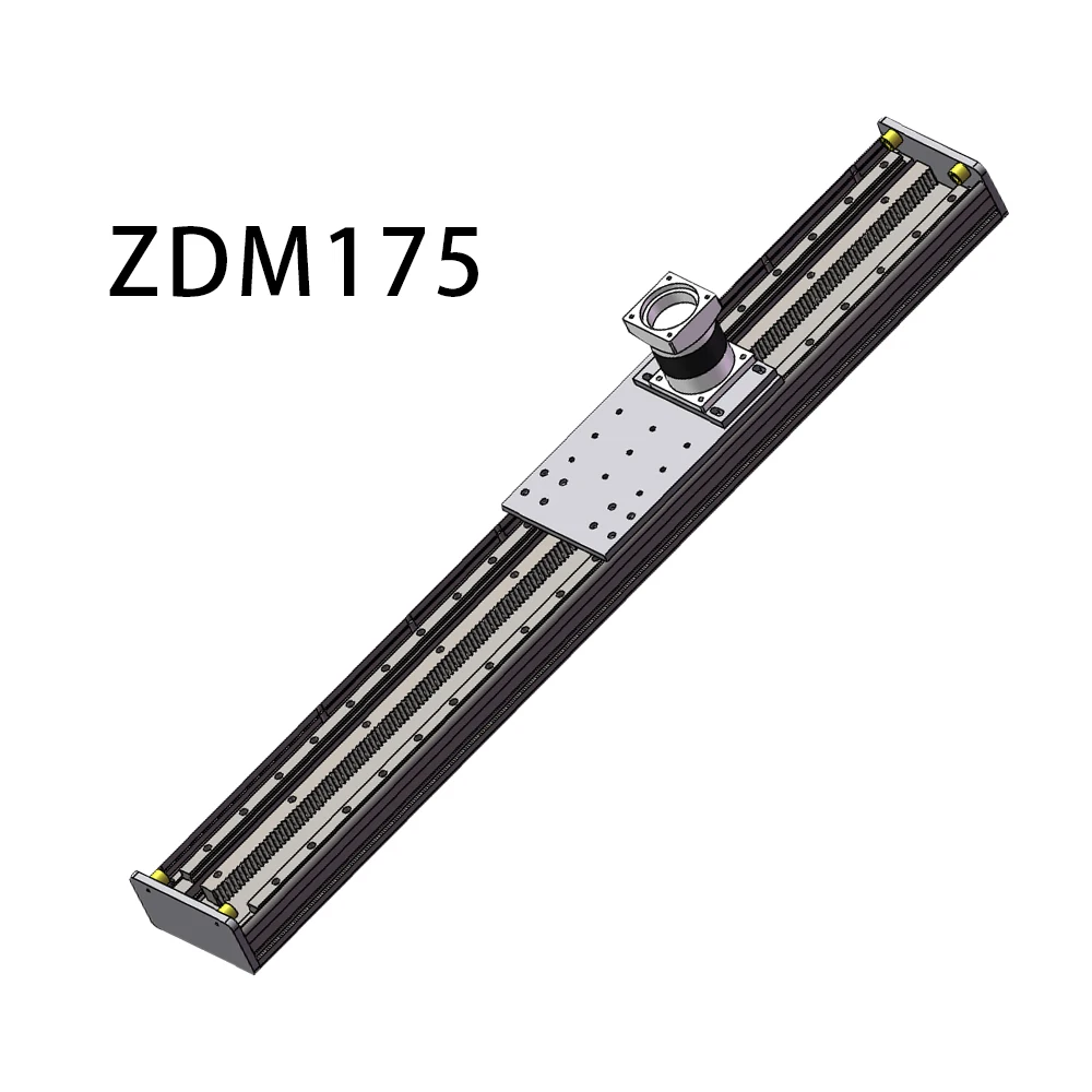ZDM175 Rack Type Electric Module With Speed 1m/s High Duty 30-80kg Linear Actuator For Standard Stroke 100~2000mm Linear Module