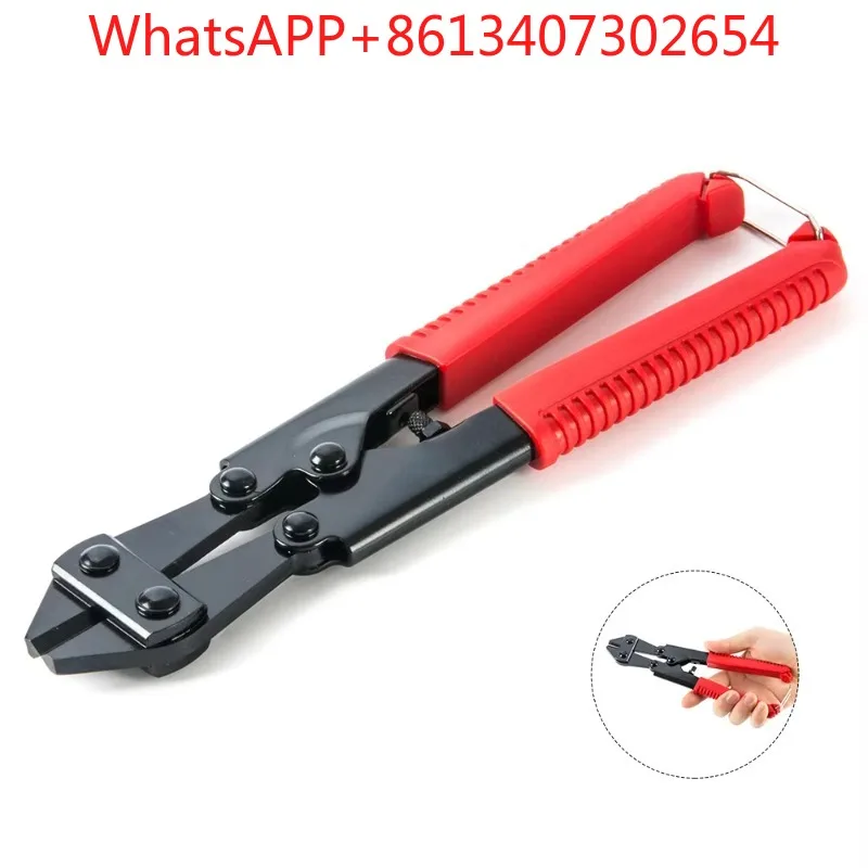 Soft anti-skid handle Carbon steel heat-treated spring-loaded mini bolt cutter (5pcs)