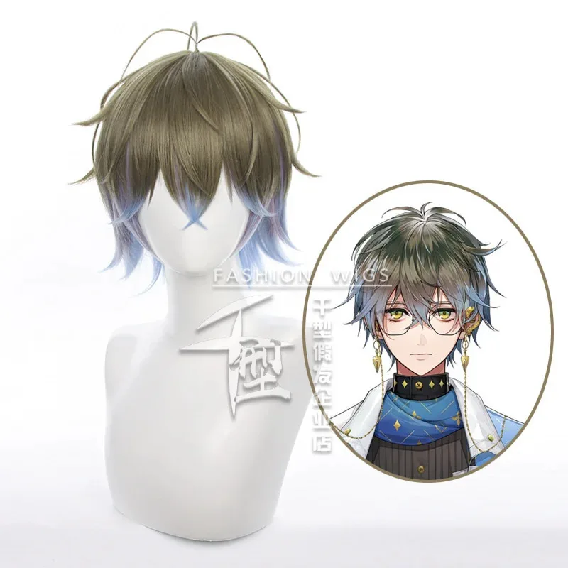 NewVirtual YouTuber VTuber lke Eveland شعر مستعار مقاوم للحرارة الاصطناعية الشعر حفلة الهالوين تأثيري Props2025f ؛ 5 ، c'8.m ؛ 0' #2