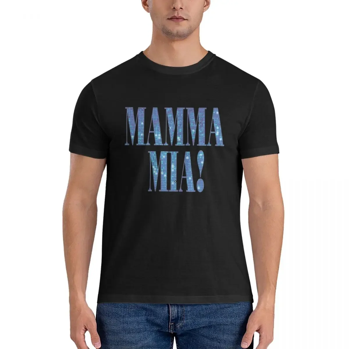 100% Cotton Mamma Mia -disco T-shirt Unisex Funny Oversized T Shirt Men O-Neck Summer Shirts Tops S-6XL