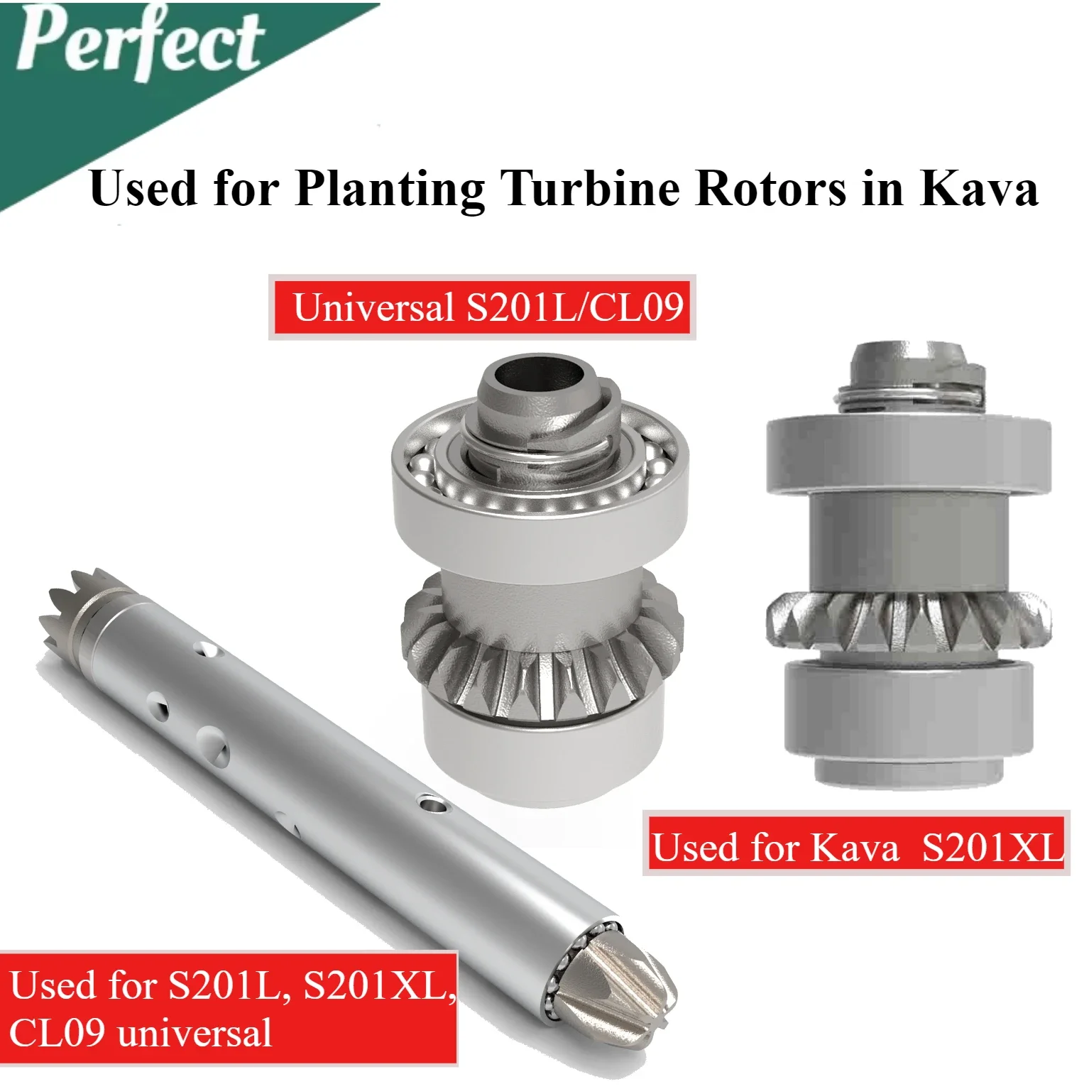 Dental Implant Turbine Accessories Suitable for  KAVO S201L,S201XL,CL09 Dentist Turbine Handpiece Repair Parts Tool