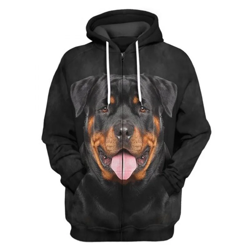 Rottweiler/Shetland Sheepdog/Vizsla 3D Printed Hoodie Women For Men Pullovers Street Tracksuit Love Dog Gift