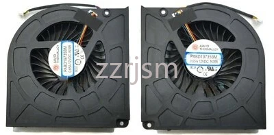 New for MSI MS-17A1 17A2 GT73VR 6RE GT73VR 6RF GT75VR CPU&GPU Cooling Fan 12V  PABD19735BM N395