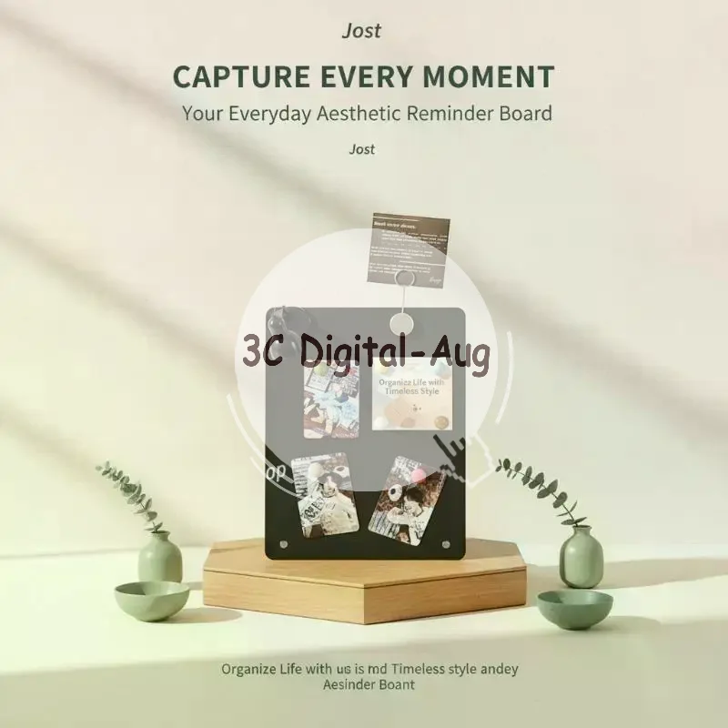 1Pc Creative Metal Magnetic Board DIY Photo Display Desktop Message Board for Kids Room Decor Gift