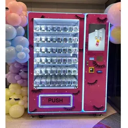 Usa Smart Lashes Nail Art Beauty Vending Machine Toys Hair Ramen Vending Machines for Sale Robotic Vending Kiosk Shopping Mall