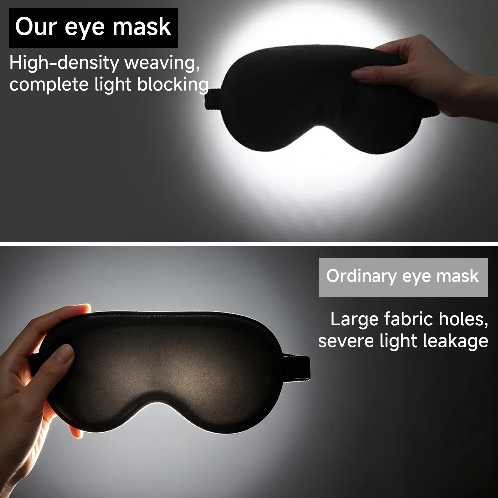Comfortable Sleep Mask, Sleeping Eyeshade Light Blocking ,Breathable Health Eye Care for Travel, Airplane, Sleep