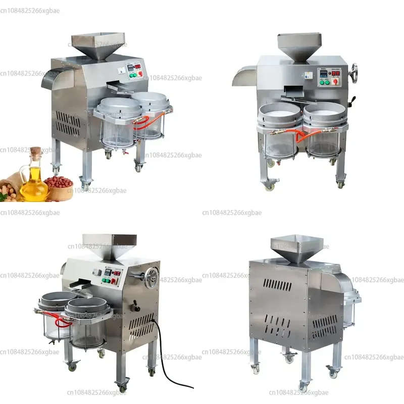 Commercial Automatic Stainless Steel Spiral Oil Press Multifunctional Industrial Peanut Sesame Palm Oil Extraction