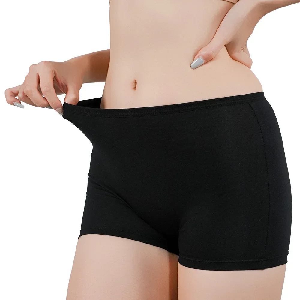 Women Cotton Panties Ladies Seamless Sports Boxers Underwear Female Solid Color Safety Shorts Boyshorts Briefs Plus Size XL-6XL