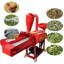 Multi Functional Super Fine Straw Crusher Hay Silage Crusher Straw Hammer Mill Dry and Wet Cassava Corn Mill Grinder Machine