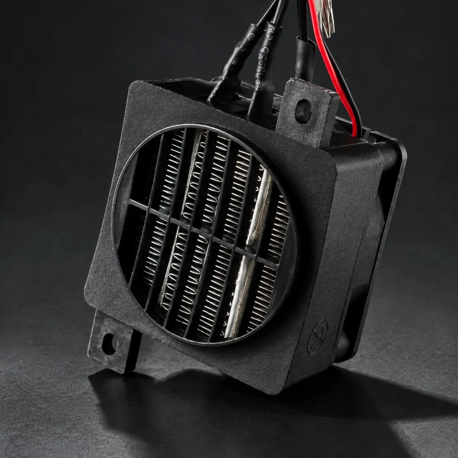 12 Volt 100W Finned Ceramic Fan Heater for Equipment Box and Compact Project Warming