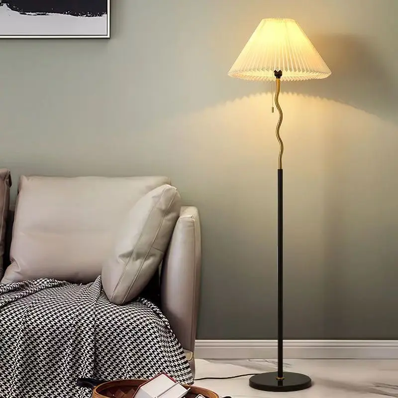 Floor lamp ins Nordic light luxury style living room sofa edge atmosphere lamp bedroom clothes and hats hanging clothes