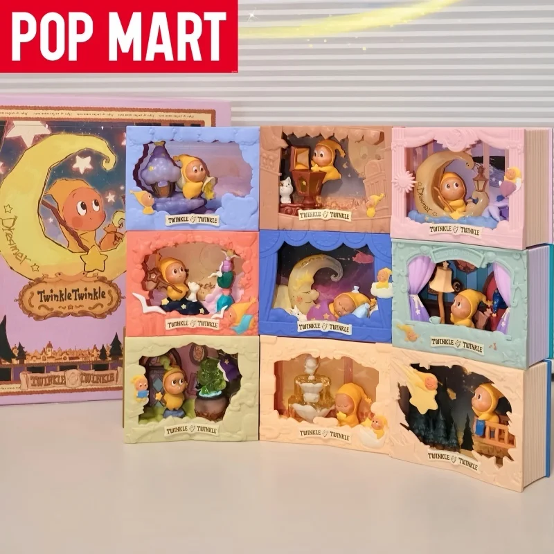 

Genuine POP MART Star People Lighting up Series Blind Box Trendy Scene Handmade Toy Indoor Ornament Festival Gift Beautiful Toys