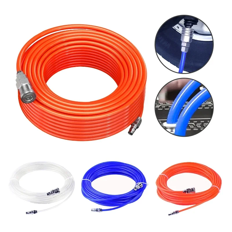 10m/15m/20m Air Component Hose Pneumatic Pipe PE Connector Straight Tube  5mm Line Hose Pneumatic Water Tube Fitting Pipe 에어호스