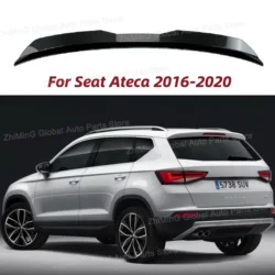 Rear Roof Lip Spoiler For Seat Ateca 2016-2020 Roof Spoiler Gloss Black ABS Plastic Car Rear Wing Seat Ateca 5FP FR Cupra Ateca