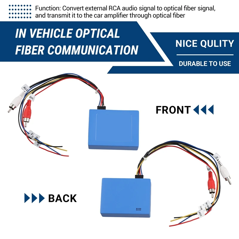 Car D2B Digital Data Fiber Optic Decoder Car Radio Adapter For Mercedes Benz ML S/CL SL ECS CLK E Class