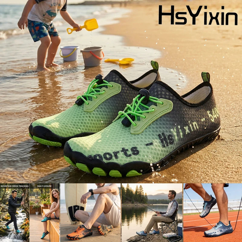 

Wading Shoes Men's Women's Quick Dry Outdoor Beach Barefoot Aqua shoes Walking ShoesBoating Surfing Fishing ShoesYoga Shoes25-46