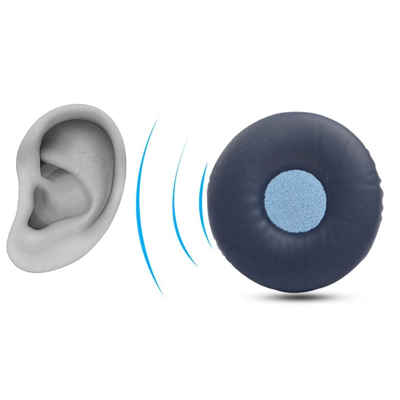 @@HUND-Ear Pads Replaceable Earphone Accessories Suitable for WH-XB700 Bluetooth Headset Sleeve 75mm Sleeve Black