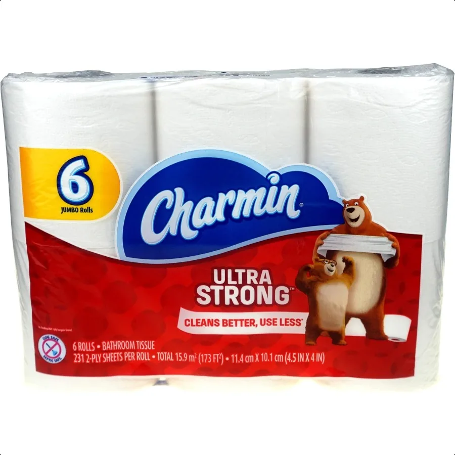 

Ultra Strong Bathroom Tissue 6 Jumbo Rolls