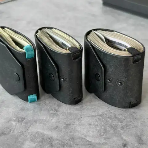 PU Leather Quick-Access Money Holder Wallet for Efficient Financial Flow