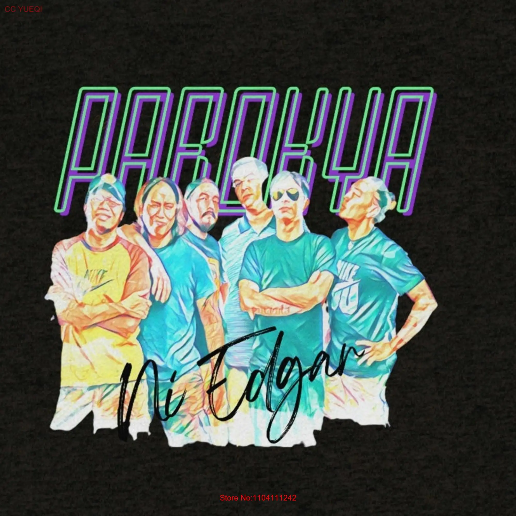 Parokya Ni Edgar T Shirt Filipino Pinoy Band For Men Bella Canvas Him Tagalog  long or short sleeves