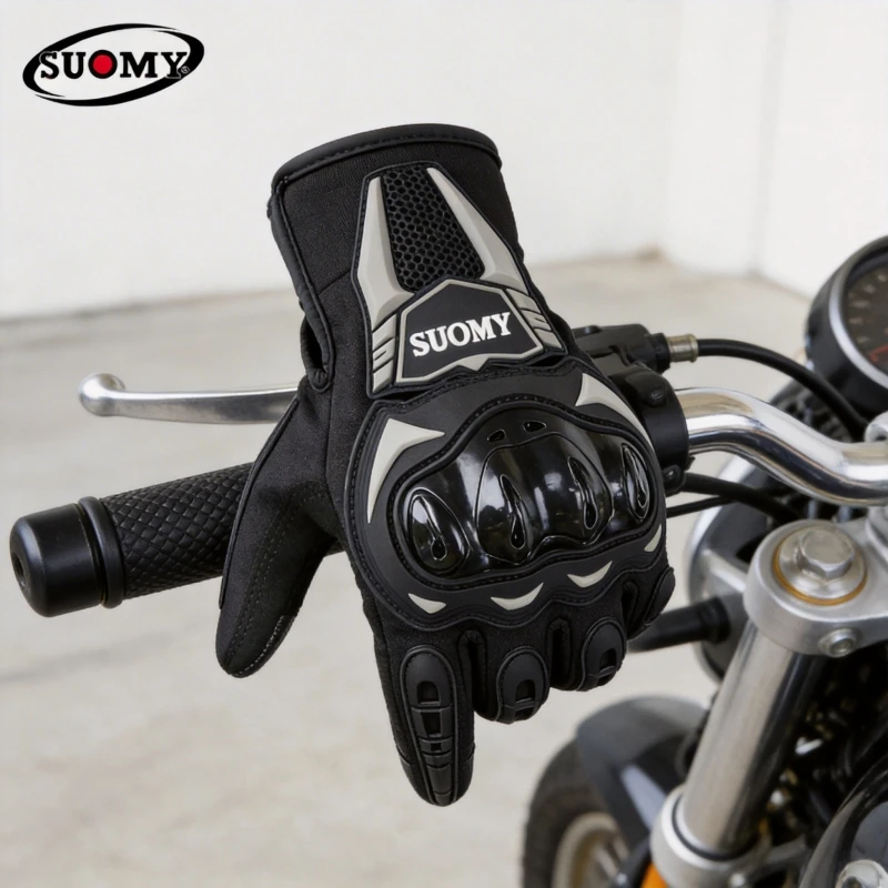 Men Autumn Winter Motorbike Gloves Guantes Motocross Luvas Waterproof Warm Riding Motorcycle Accessories Motocicleta Moto Gloves