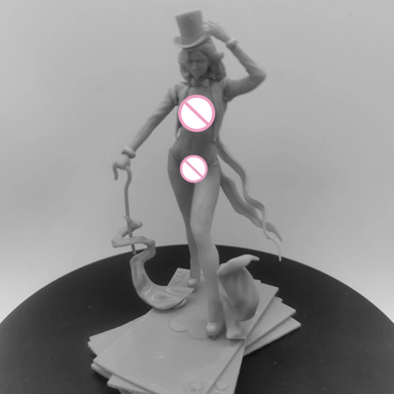 

1/24 Scale Resin Figure Sexy Female Magician Nsfw Assemble Model Kit Unassembled and Unpainted 3D printing toy 235