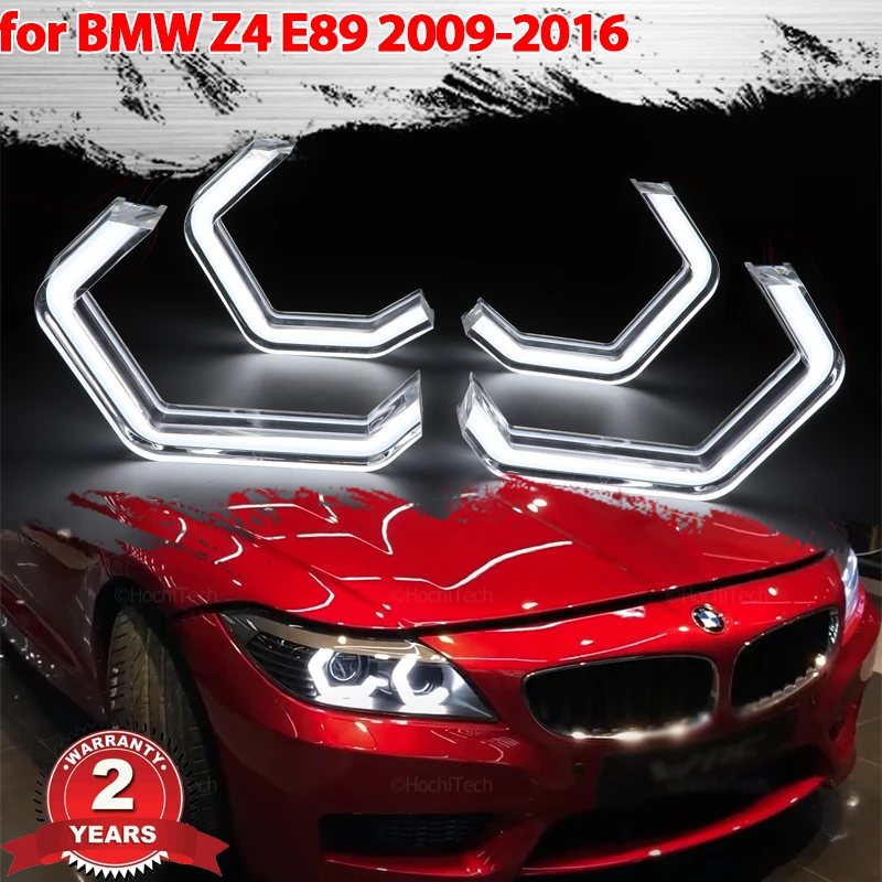 

Для BMW Z4 E89 sDrive18i 20i 23i 28i 30i 35i 35is 2009-2016 M4 Iconic Style LED Crystal Angel Eye Kit Eyes Kits