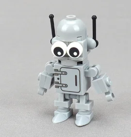 Modern City MOC Robot Building Block Assembling Mecha Small Puzzle AI Combat Man Mini Brick Desktop DIY Toy Decoration Gift K058