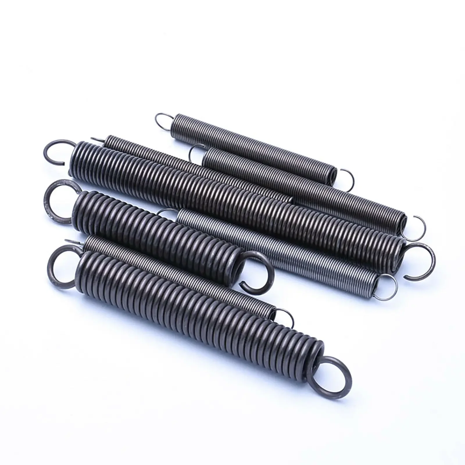 

5Pcs 1mm Wire Diameter Tension Spring With Open Hook Extension Spring Pullback Spring Outer Diameter 6-12mm Length 20-60mm