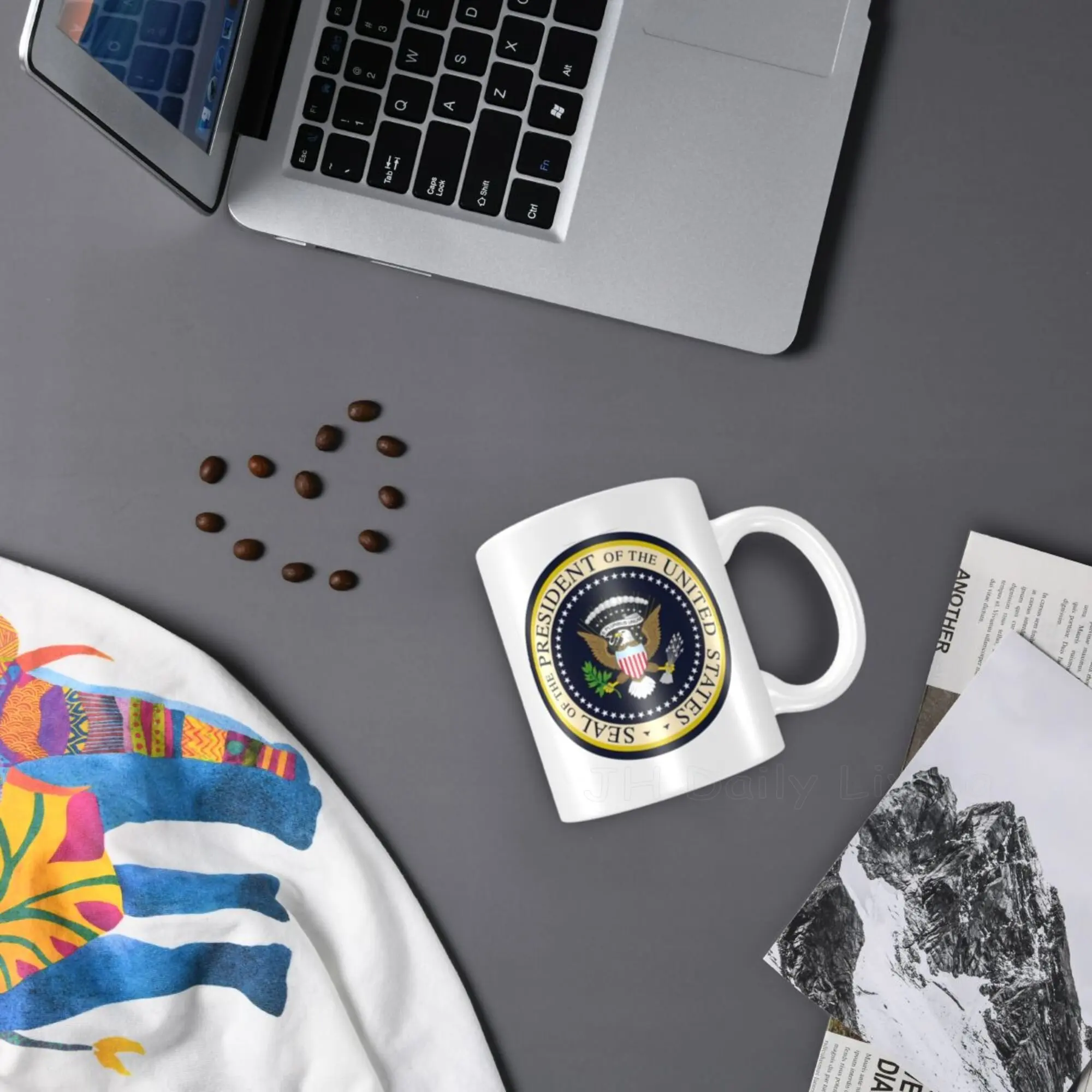 Seal of The President of The United States Coffee Mug Funny Ceramic Cups Office Tea Cocoa Cup Home Kitchen Decor Unique Gift