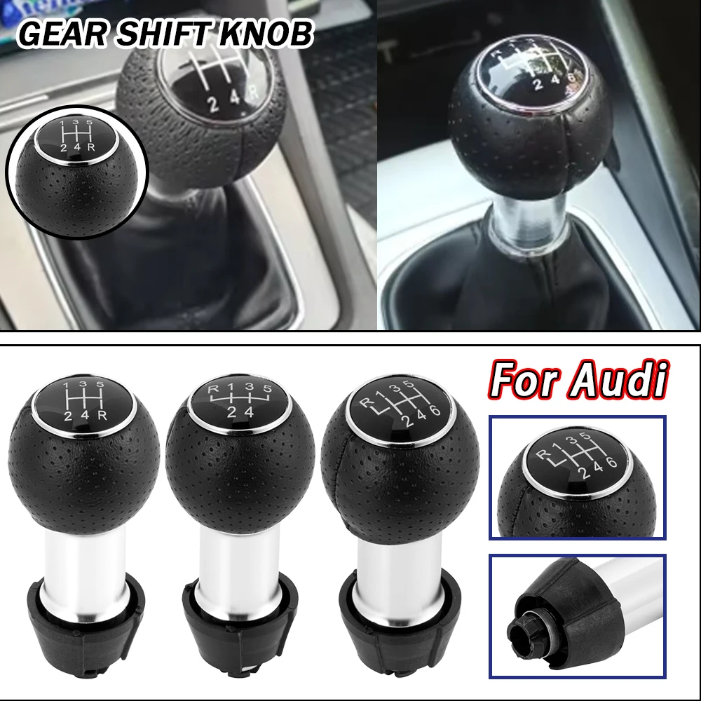 Neues Produkt 5/6 Gang Auto-Schaltknauf für Audi A3 S3 2001–2003 VW Passat Golf 12 mm – Detail 5