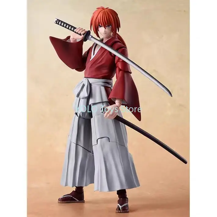 Figura de Acción Bandai SHF Rurouni Kenshin Himura Kenshin Meiji Kenkaku Romantan, Disponible