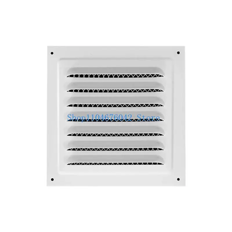 

5asd Stainless Steel Air Outlet Vent Square Soffit Vent Dryer Vent Cover Louver Grille Cover Wall Air Ventilation Cover
