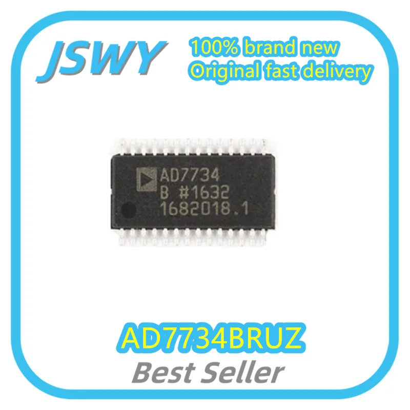 

(1/20pcs) AD7734BRUZ AD7734B 7734BRUZ RTSSOP-28 Analog-to-Digital Converter Chip Brand New In Stock Bulk Inventory