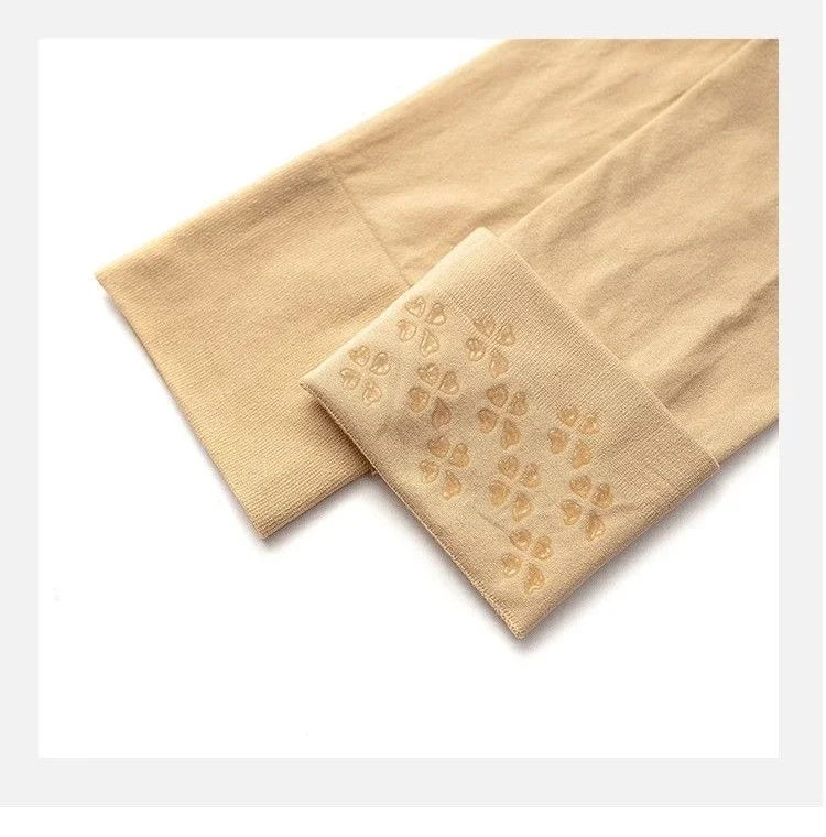 Kompressionsstrümpfe für Damen, kniehohe Socken, sexy Frühlings-Antirutsch-Hohe Socken, lange Strümpfe in Schwarz, Grau, Weiß, Kniestrümpfe – Detail 13