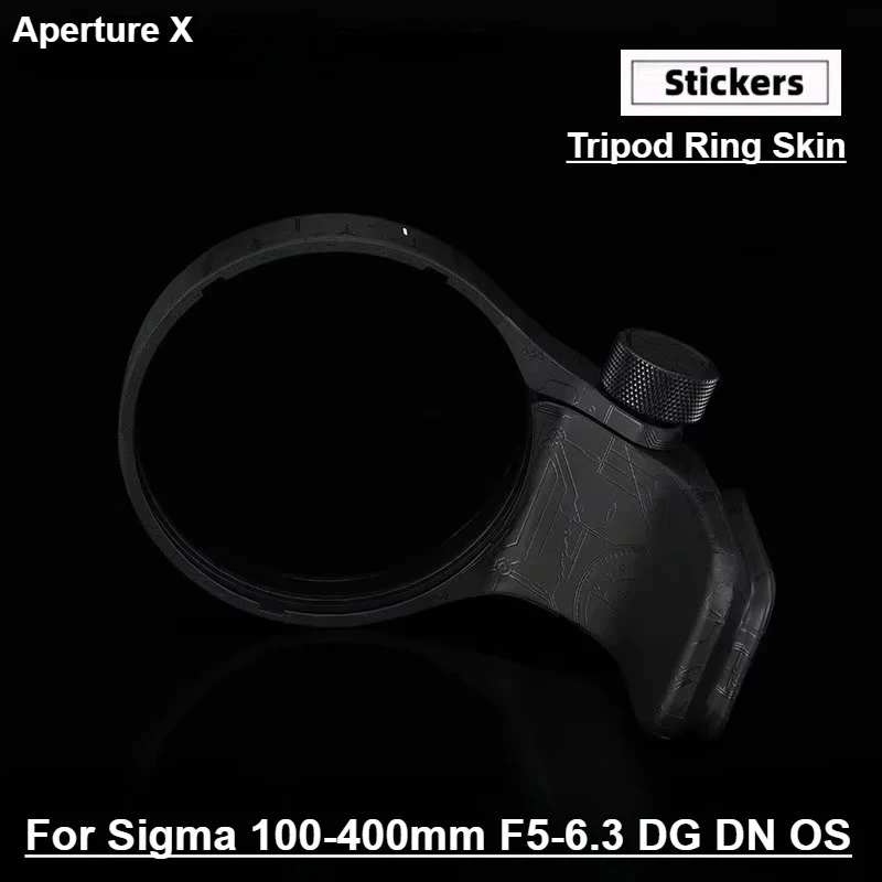 For Sigma 100-400mm F5-6.3 DG DN OS TS-111 Tripod Ring Sticker Full Coverage Protective Sticker Removable No Residue Vinyl Decal