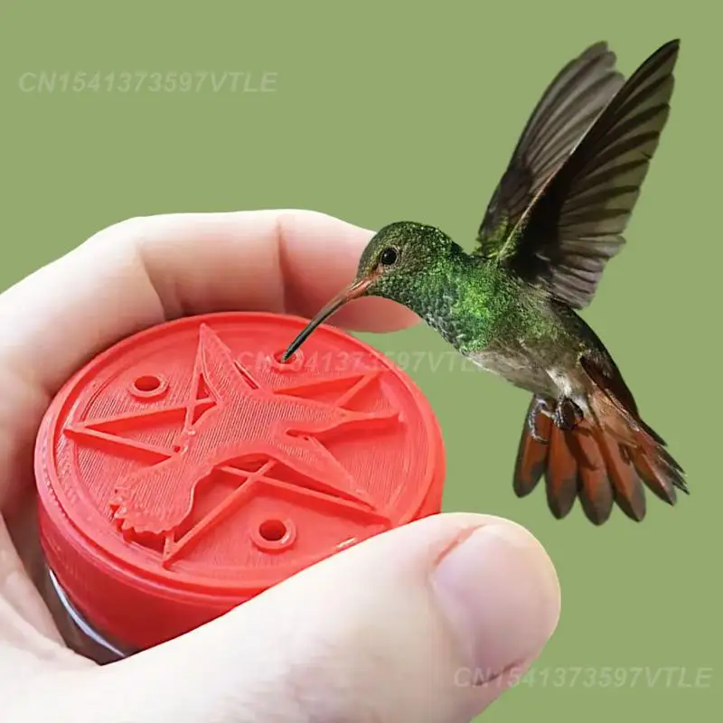 1~5PCS Nectar Feeding Station Cup Hummingbird Drinker Outdoor Household Creative Garden Supplies Mini Feeder Bird Food Container