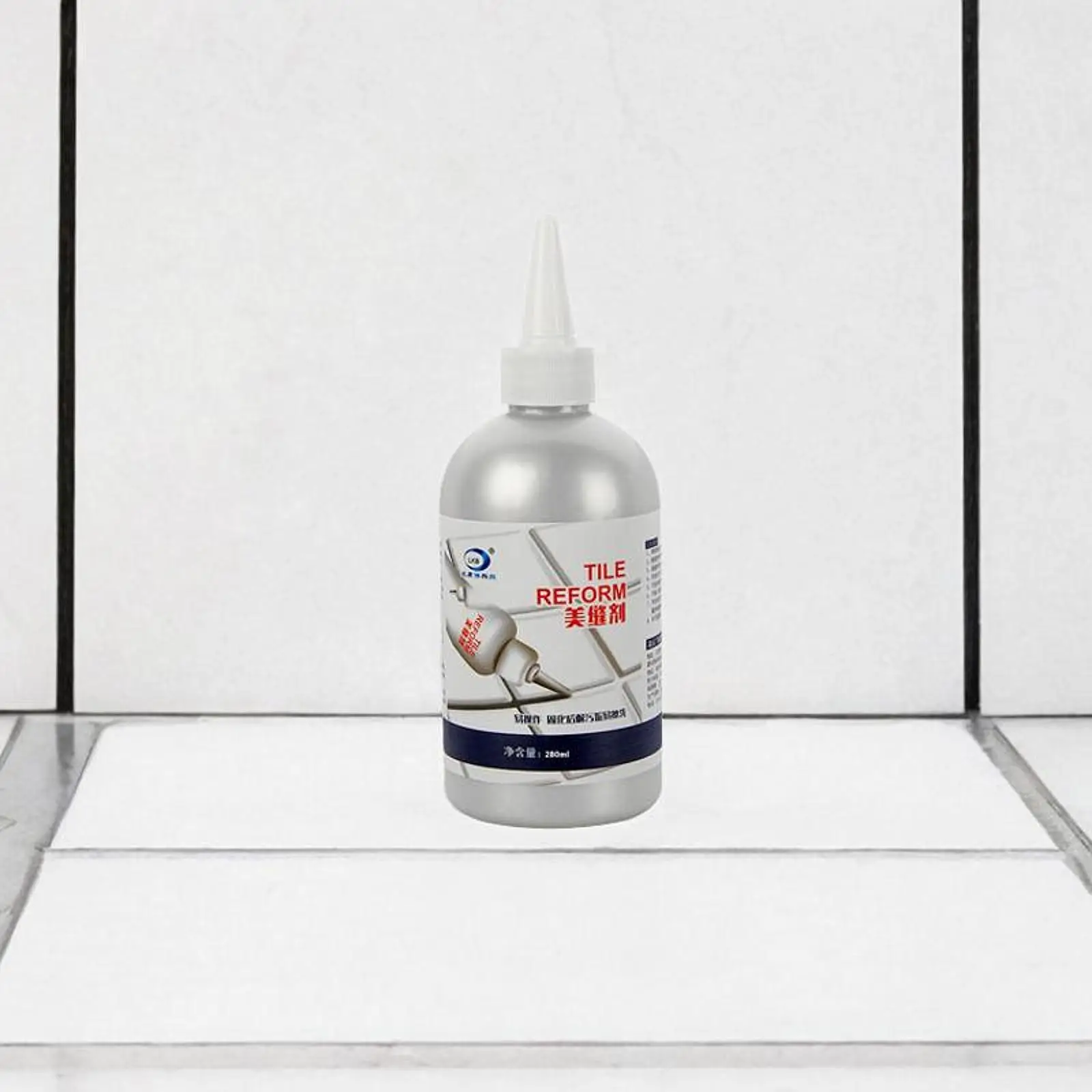 Tile Grout Repair Versatile Easy Use Safe Grout Filler Tube Tile Grout Tube for Porcelain Bathroom Fiberglass Floor Tile Acrylic