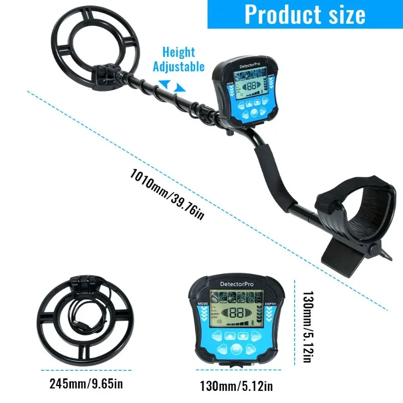 2026 New Underground depth metal detector precise positioning for  treasure hunters pointer detector LCD display gold detector