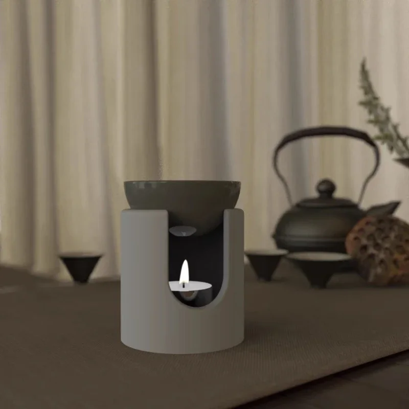 حامل قوالب السيليكون كأس التدفئة دعم الراتنج قالب ديكورات المنزل