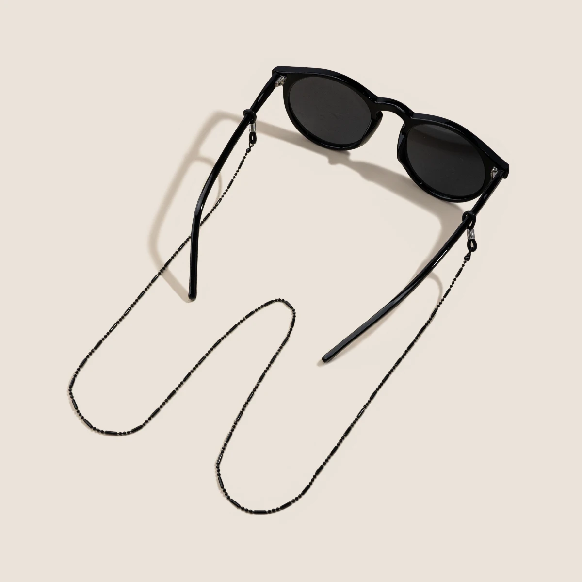 Universelle modische Brillenkette aus Metall für Männer und Frauen; Anti-Drop-Sonnenbrillen und Kopfhörerriemenfixierer; Form aus Metall aus Bambus.