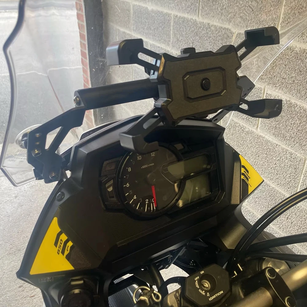 For Suzuki DL650 Vstrom 650 XT 2017-2024 V-Strom DL650 X Motorcycle Navigation Plate Bracket Phone Mount Motorcycle Accessories