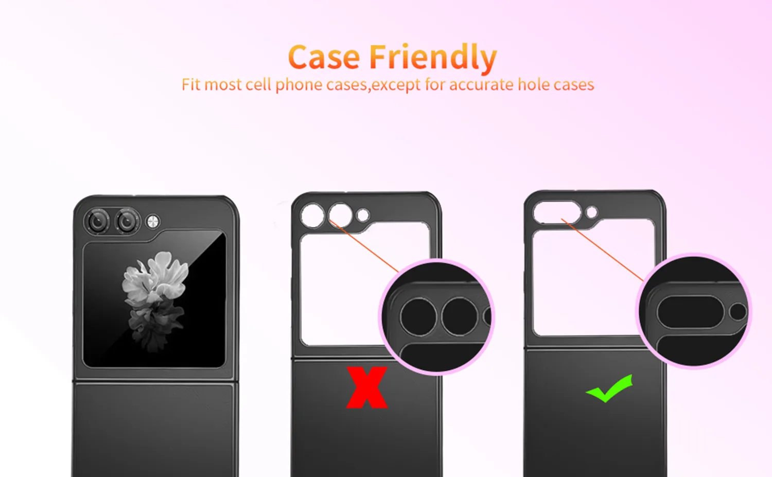 Für Samsung Galaxy Z Flip 8/Flip7/Flip6 Flip5 Glitzer-Metall-Diamant-Legierung Kameraobjektiv-Ringkappe HD-Glas-Schutz Bling Locator – Detail 5