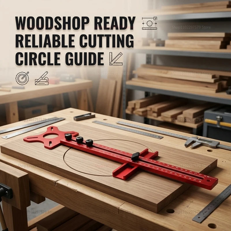 3 in 1 Router Milling Groove Bracket for Woodworking Circular Cutting Jig Aluminum Router Circle Cutting Tool for Wood Crafts