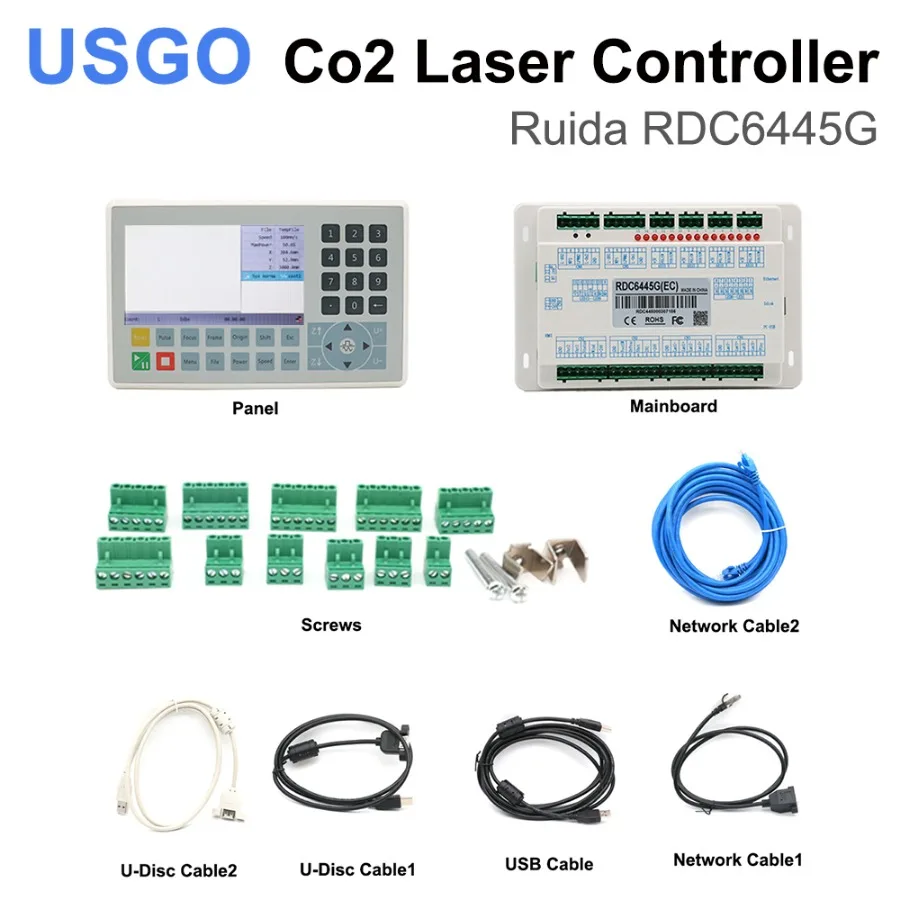 USGO Ruida RDC6445 RDC6445G RDC6445S Laser Controller for Co2 Laser Engraving Cutting Machine Upgrade RDC6442 RDC6442G