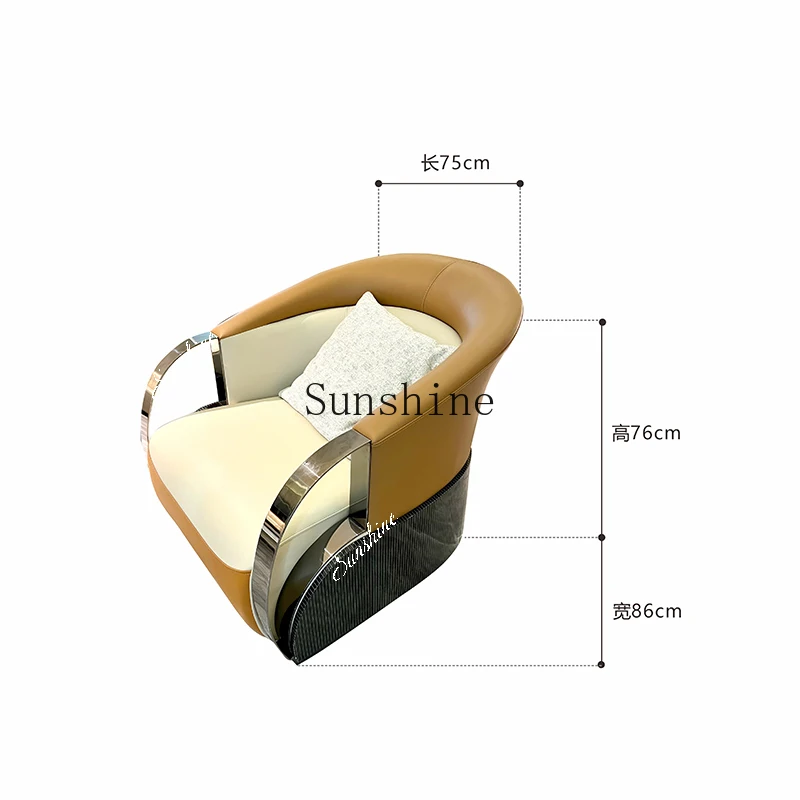 

Modern light luxury Italian sofa combination villa large apartment simple furniture TF