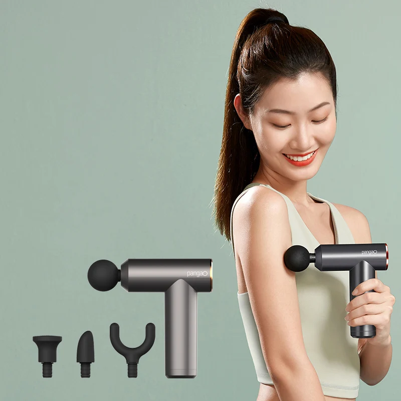 

Suitable forPortable Handheld Percussion Deep Tissue Electric Fitness Booster Body Muscle Fascia Mini Massage Gun for Pain