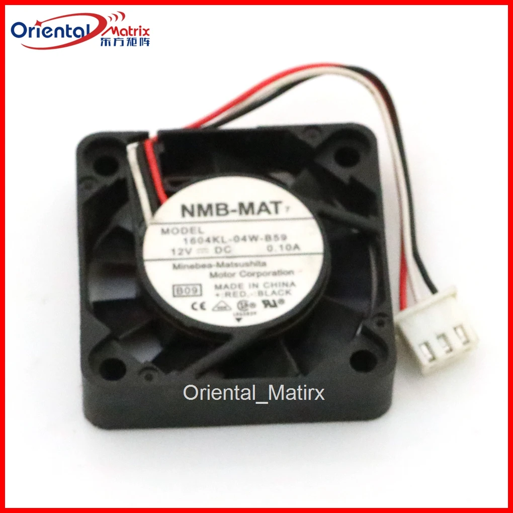 NMB 1604KL-04W-B59 12V 0.10A 4010 4CM CPU Cooler Inverter Cooling Fan